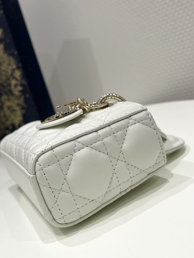 Replica Lady D-Joy Mini Bag White 6 Replica Lady D-Joy Mini Bag White - ultra-realistic fake designer tote