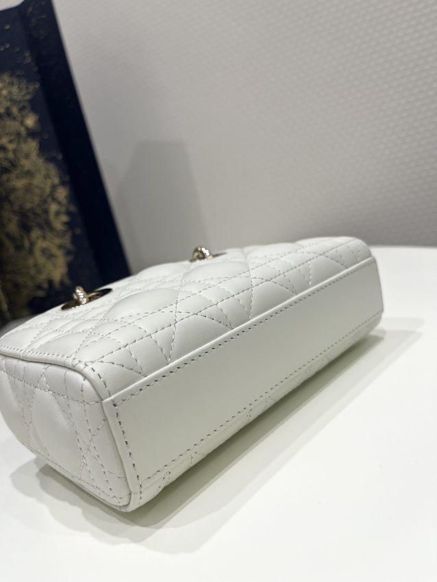 Replica Lady D-Joy Mini Bag White 7 Replica Lady D-Joy Mini Bag White - 1:1 designer replica handbag