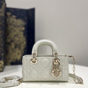 Replica Lady D-Joy Mini Bag White 1 Replica Lady D-Joy Mini Bag White - top-rated replica designer bag