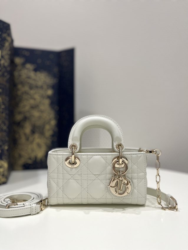 Replica Lady D-Joy Mini Bag White 1 Replica Lady D-Joy Mini Bag White - top-rated replica designer bag