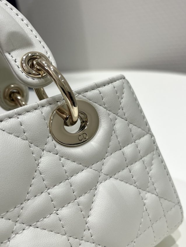 Replica Lady D-Joy Mini Bag White 9 Replica Lady D-Joy Mini Bag White - premium-grade designer purse dupe