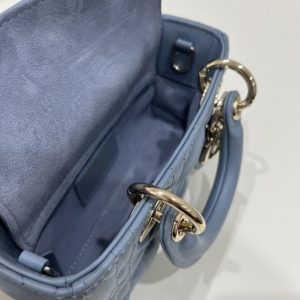 Replica Dior Lady D-Joy Mini Bag Blue 5 Replica Dior Lady D-Joy Mini Bag Blue - top-rated replica designer bag