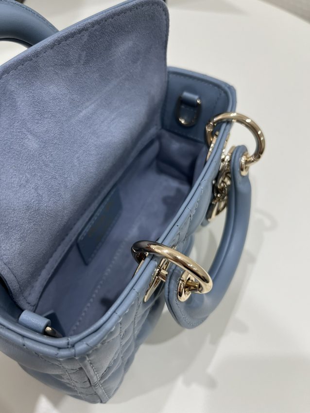 Replica Dior Lady D-Joy Mini Bag Blue 5 Replica Dior Lady D-Joy Mini Bag Blue - top-rated replica designer bag