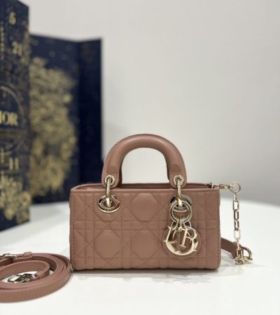 Replica Dior Lady D-Joy Mini Bag Blush - ultra-realistic fake designer tote