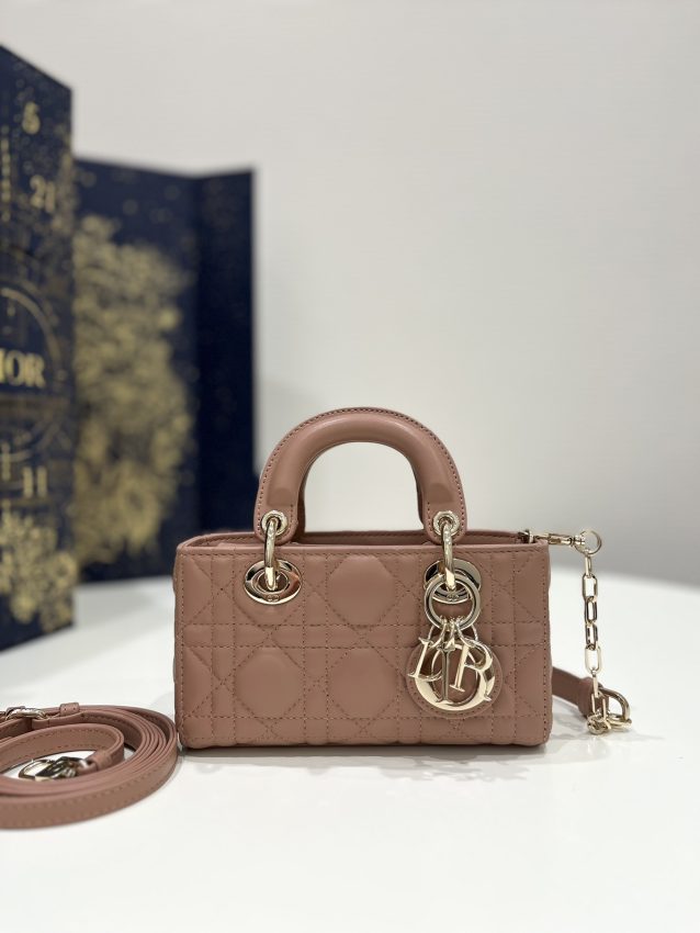 Replica Dior Lady D-Joy Mini Bag Blush - ultra-realistic fake designer tote