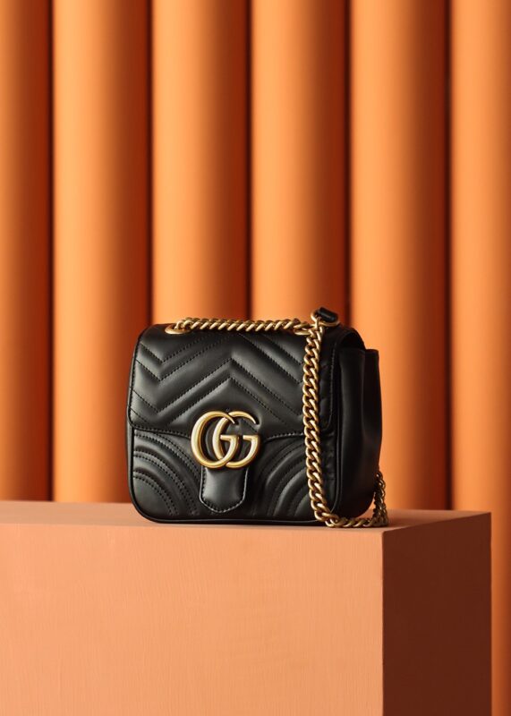 Replica Gucci GG Marmont Square Black 2 Replica Gucci GG Marmont Square Black - best-selling designer handbag dupe