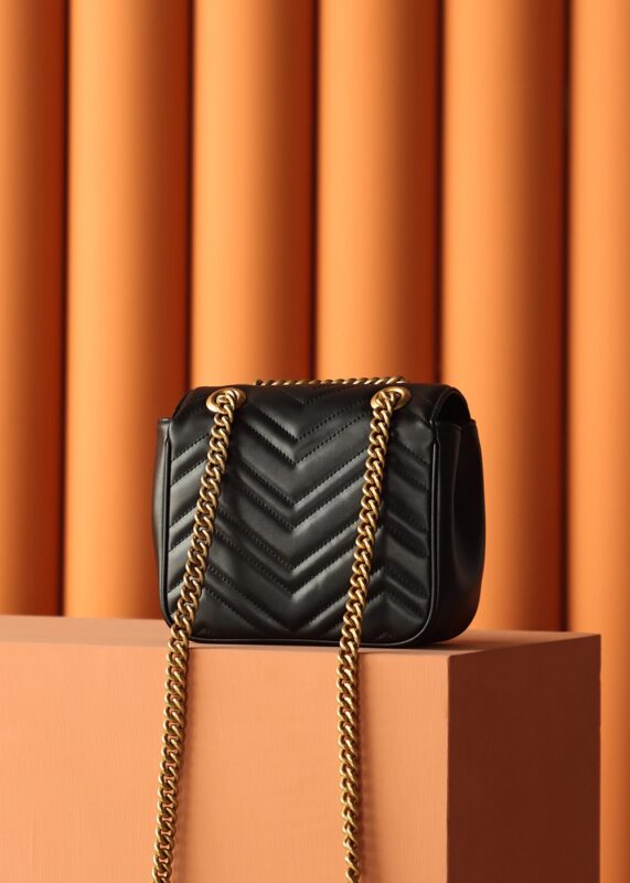 Replica Gucci GG Marmont Square Black 6 Replica Gucci GG Marmont Square Black - ultra-realistic fake designer tote