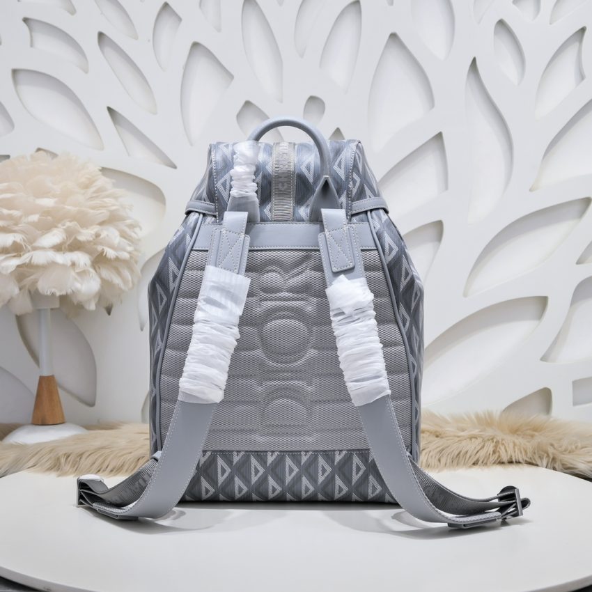 Replica Dior Hit The Road Backpack Diamond Grey 6 Replica Dior Hit The Road Backpack Diamond Grey - high-end fake designer purse