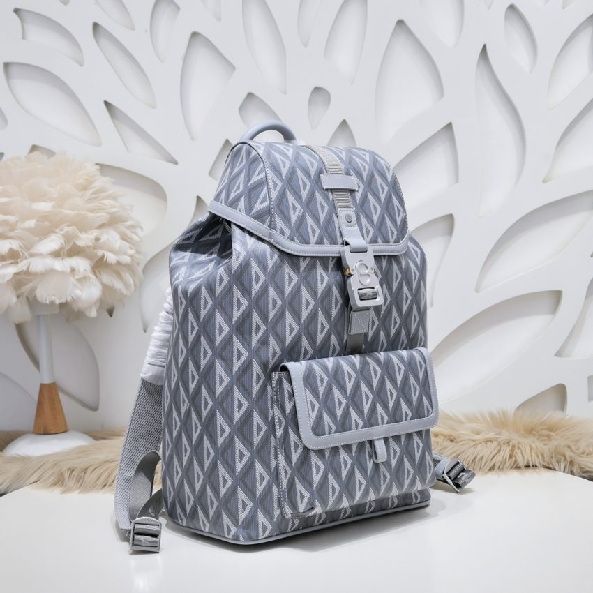 Replica Dior Hit The Road Backpack Diamond Grey 3 Replica Dior Hit The Road Backpack Diamond Grey - top-tier luxury replica shoulder bag