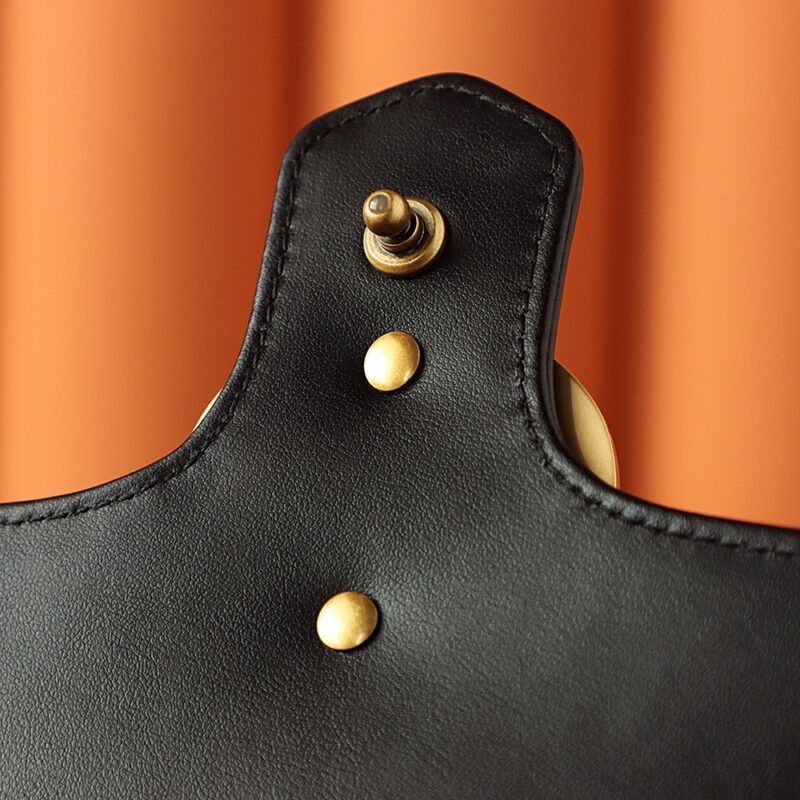 Replica Gucci GG Marmont Square Black 11 Replica Gucci GG Marmont Square Black - near-authentic luxury replica handbag