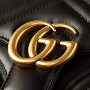 Replica Gucci GG Marmont Square Black 16 Replica Gucci GG Marmont Square Black - high-quality designer bag clone
