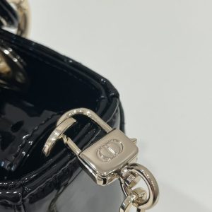 Replica Dior Lady D-Joy Bag Patent Black 4 Replica Dior Lady D-Joy Bag Patent Black - top-rated replica designer bag