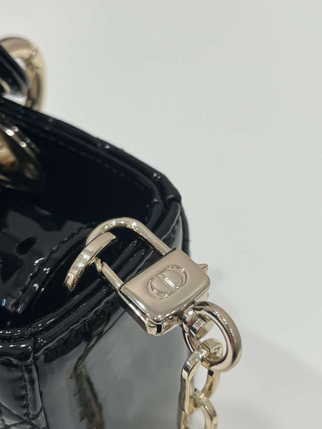 Replica Dior Lady D-Joy Bag Patent Black 4 Replica Dior Lady D-Joy Bag Patent Black - top-rated replica designer bag