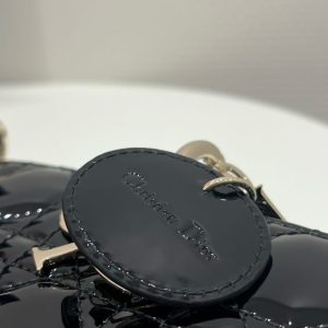 Replica Dior Lady D-Joy Bag Patent Black 5 Replica Dior Lady D-Joy Bag Patent Black - premium-grade designer purse dupe