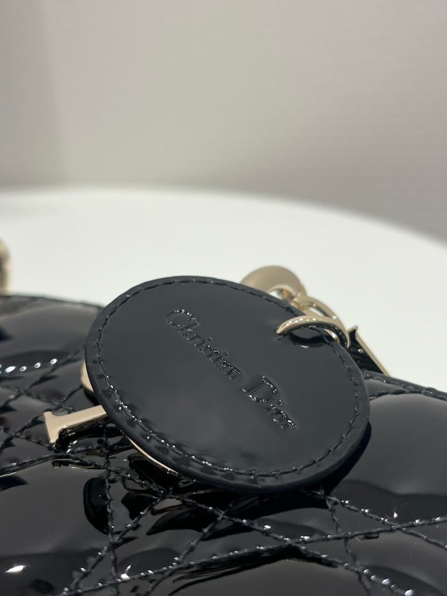 Replica Dior Lady D-Joy Bag Patent Black 5 Replica Dior Lady D-Joy Bag Patent Black - premium-grade designer purse dupe