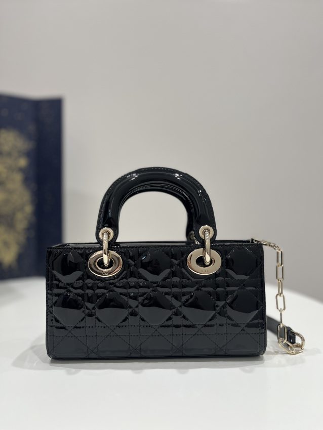 Replica Dior Lady D-Joy Bag Patent Black 6 Replica Dior Lady D-Joy Bag Patent Black - best-selling designer handbag dupe