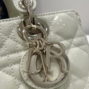 Replica Dior Lady D-Joy Bag White Patent 4 Replica Dior Lady D-Joy Bag White Patent - best-selling designer handbag dupe