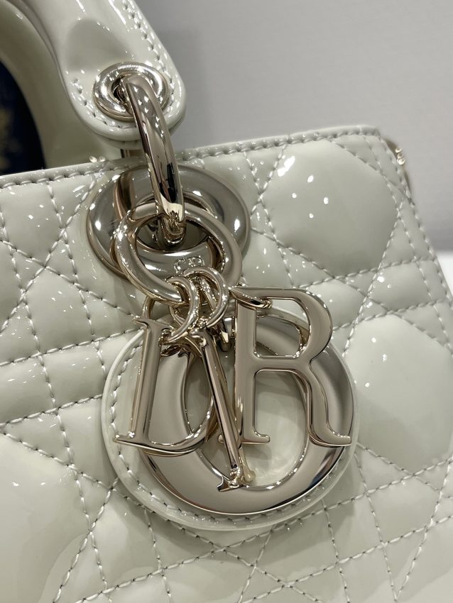 Replica Dior Lady D-Joy Bag White Patent 4 Replica Dior Lady D-Joy Bag White Patent - best-selling designer handbag dupe