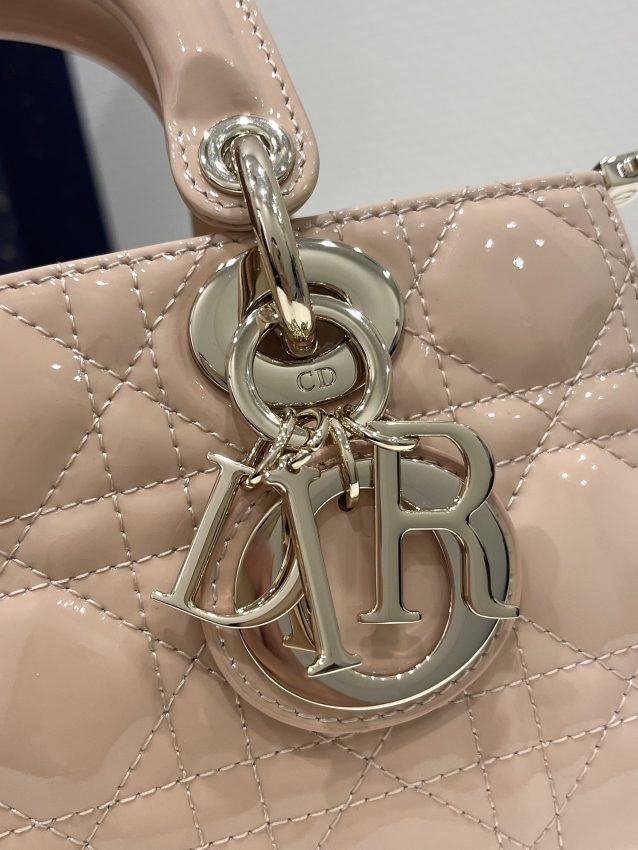 Replica Dior Lady D-Joy Bag Caramel Patent - top-tier luxury replica shoulder bag