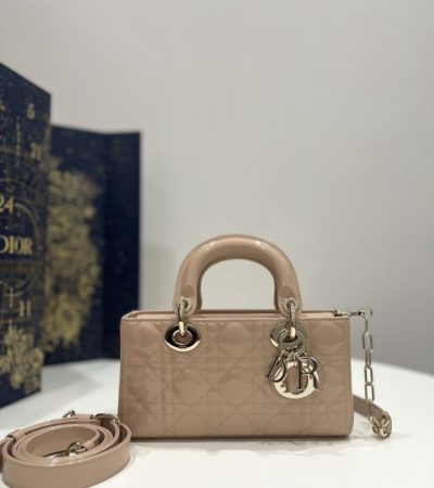 Replica Dior Lady D-Joy Bag Caramel Patent - premium-grade designer purse dupe