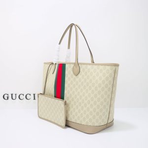 Replica Gucci GG Large Tote Bag Beige 5 Replica Gucci GG Large Tote Bag Beige - high-quality designer bag clone