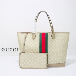 Replica Gucci GG Large Tote Bag Beige 4 Replica Gucci GG Large Tote Bag Beige - ultra-realistic fake designer tote