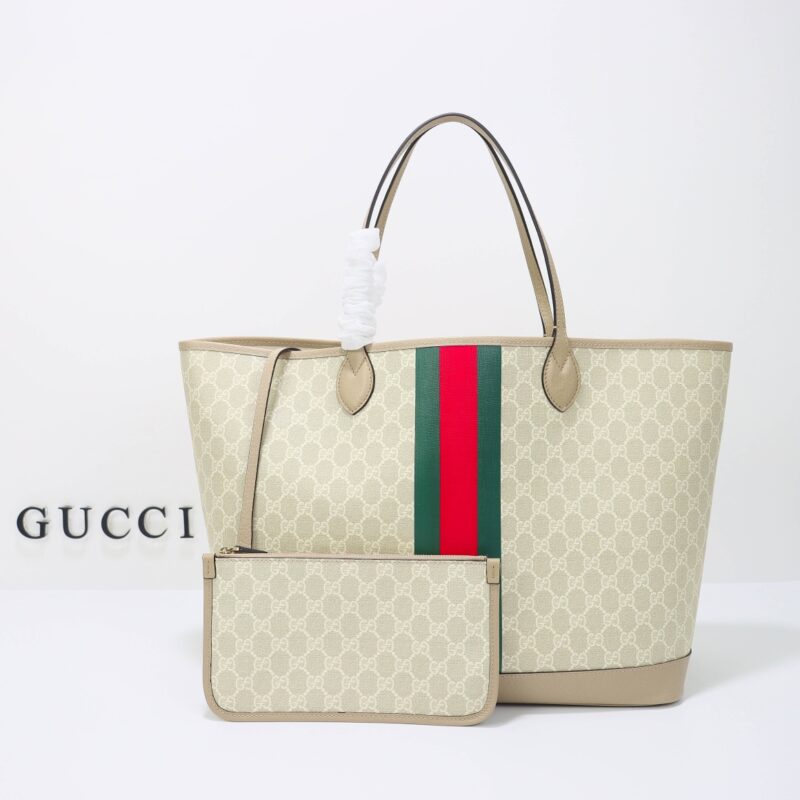 Replica Gucci GG Large Tote Bag Beige 4 Replica Gucci GG Large Tote Bag Beige - ultra-realistic fake designer tote