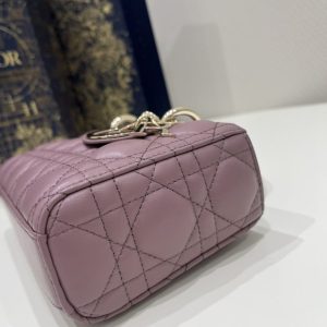 Replica Dior Lady D-Joy Bag Purple 4 Replica Dior Lady D-Joy Bag Purple - near-authentic luxury replica handbag
