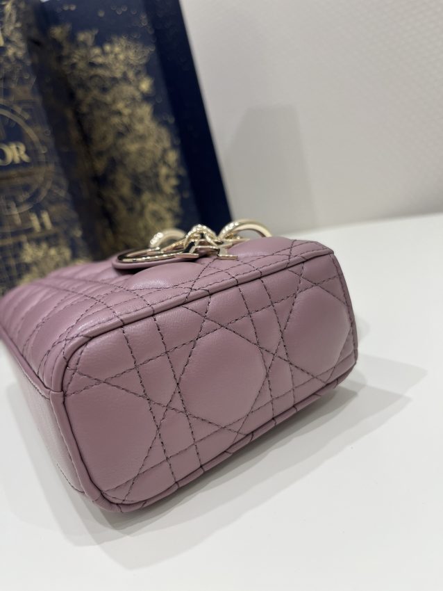 Replica Dior Lady D-Joy Bag Purple 4 Replica Dior Lady D-Joy Bag Purple - near-authentic luxury replica handbag
