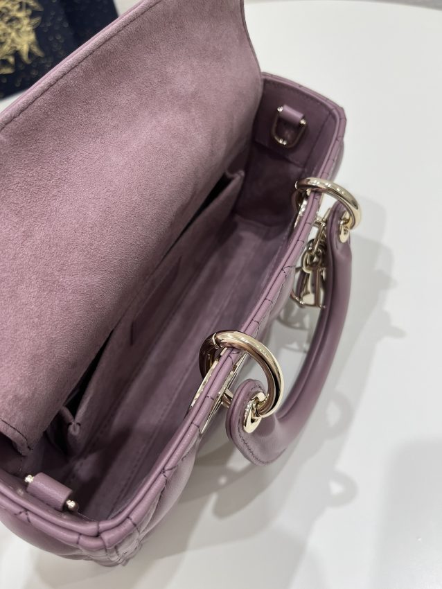 Replica Dior Lady D-Joy Bag Purple 6 Replica Dior Lady D-Joy Bag Purple - ultra-realistic fake designer tote