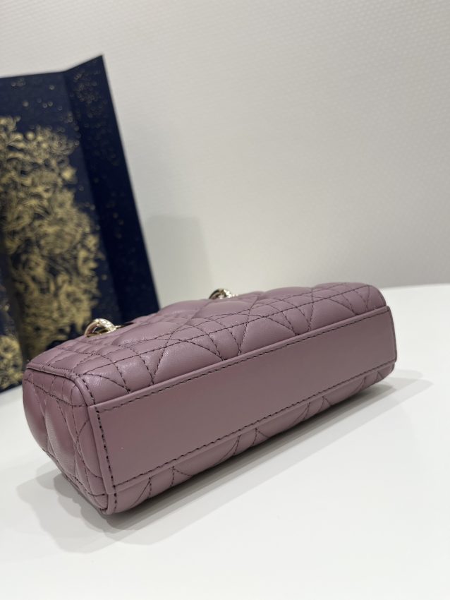 Replica Dior Lady D-Joy Mini Bag Dark Purple 4 Replica Dior Lady D-Joy Mini Bag Dark Purple - best-selling designer handbag dupe
