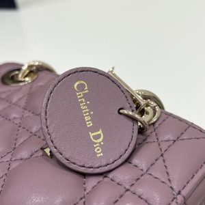 Replica Dior Lady D-Joy Mini Bag Dark Purple 8 Replica Dior Lady D-Joy Mini Bag Dark Purple - best quality luxury bag dupe
