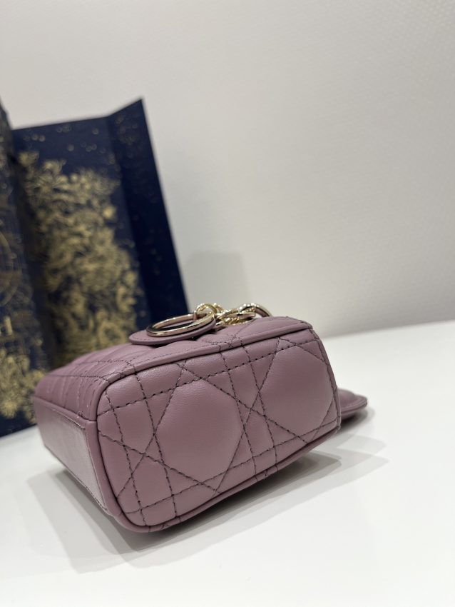 Replica Dior Lady D-Joy Mini Bag Dark Purple 9 Replica Dior Lady D-Joy Mini Bag Dark Purple - best quality luxury bag dupe