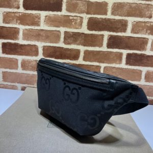 Replica Gucci Double G Waist Bag Black 2 Replica Gucci Double G Waist Bag Black - premium 1:1 fake handbag model