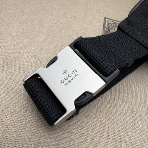 Replica Gucci Double G Waist Bag Black 3 Replica Gucci Double G Waist Bag Black - premium-grade designer purse dupe