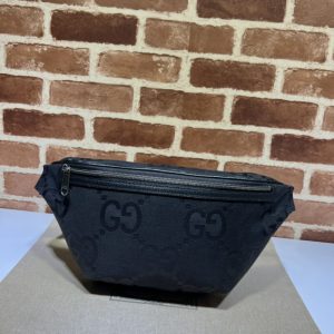 Replica Gucci Double G Waist Bag Black 5 Replica Gucci Double G Waist Bag Black - best quality luxury bag dupe