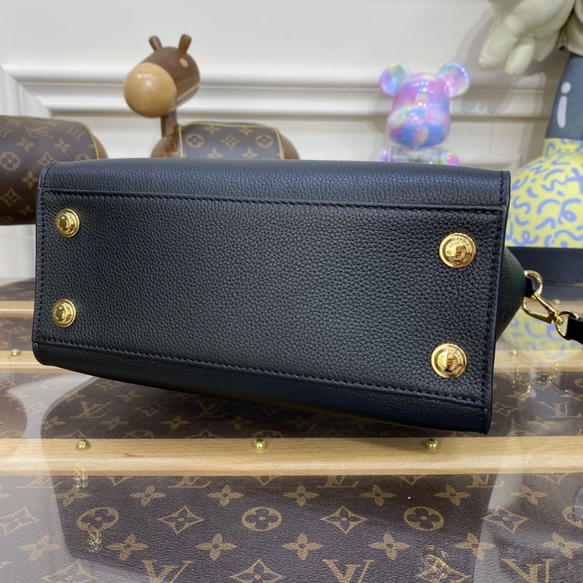Replica Louis Vuitton On My Side PM Full Black 3 Replica Louis Vuitton On My Side PM Full Black - high-end fake designer purse