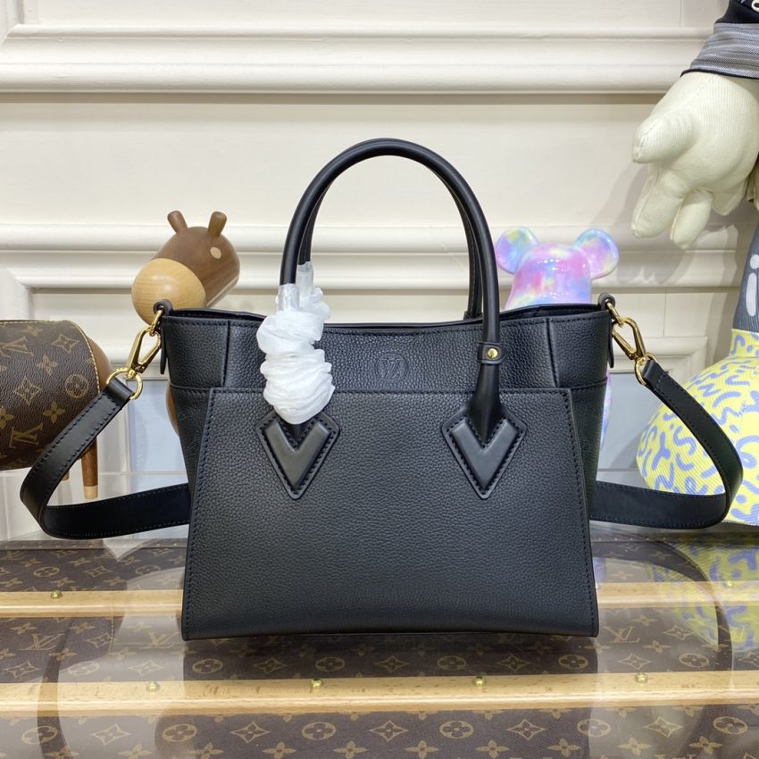 Replica Louis Vuitton On My Side PM Full Black 2 Replica Louis Vuitton On My Side PM Full Black - top-tier luxury replica shoulder bag
