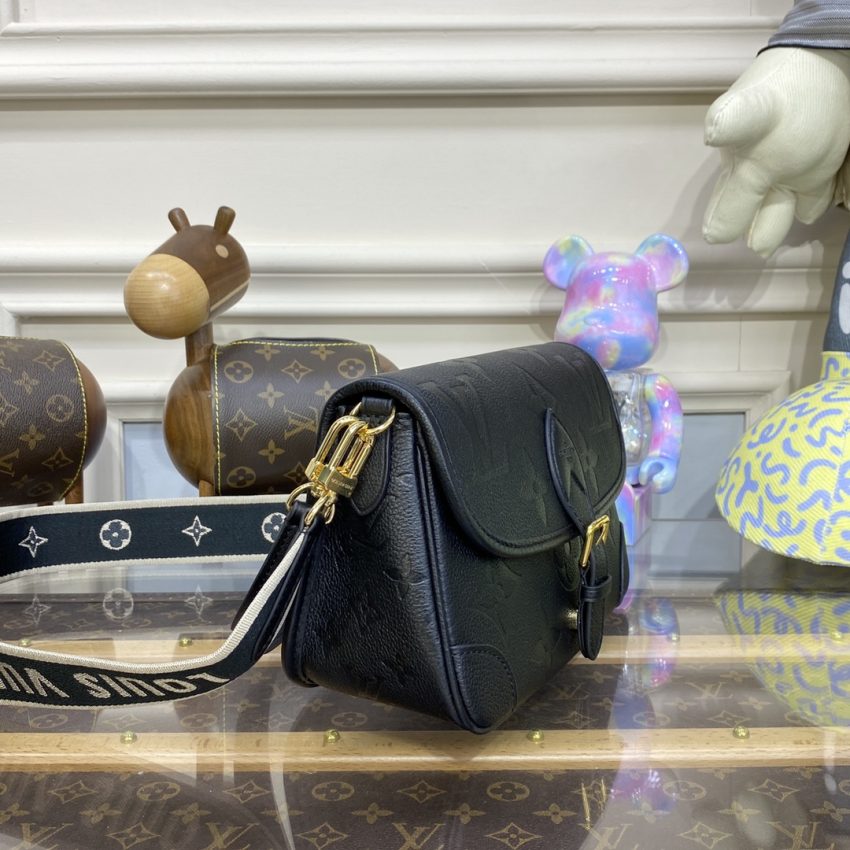 Replica Louis Vuitton Nano Diane Satchel Black - ultra-realistic fake designer tote