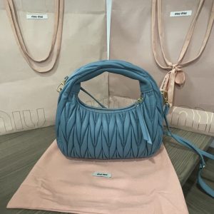 Replica Miu Miu Wander Blue 5 Replica Miu Miu Wander Blue - near-authentic luxury replica handbag