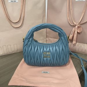 Replica Miu Miu Wander Blue 1 Replica Miu Miu Wander Blue - premium-grade designer purse dupe