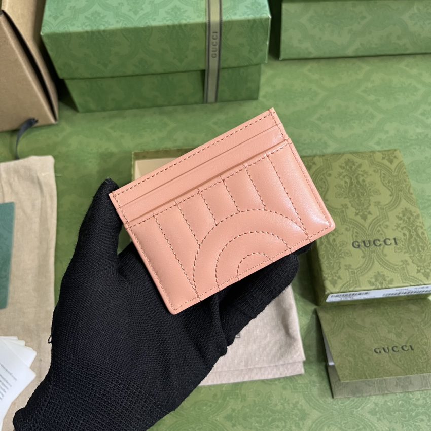 Replica Gucci Marmont Card Holder Pink 3 Replica Gucci Marmont Card Holder Pink - near-authentic luxury replica handbag