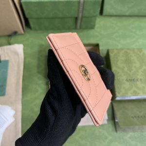 Replica Gucci Marmont Card Holder Pink 8 Replica Gucci Marmont Card Holder Pink - best-selling designer handbag dupe