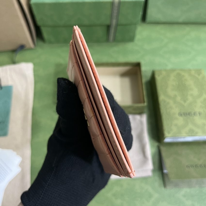 Replica Gucci Marmont Card Holder Pink 9 Replica Gucci Marmont Card Holder Pink - elite superclone designer purse
