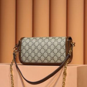 Replica Gucci 𝐇𝐨𝐫𝐬𝐞𝐛𝐢𝐭 𝟏𝟗𝟓𝟓 Baguette Bag - high-end fake designer purse