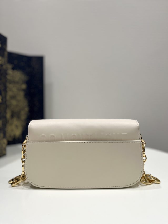 Replica Dior 30 Montaigne Avenue Bag White 2 Replica Dior 30 Montaigne Avenue Bag White - high-quality designer bag clone