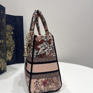 Replica Lady Dior D-Lite Flower 4 Replica Lady Dior D-Lite Flower - high-accuracy replica luxury purse