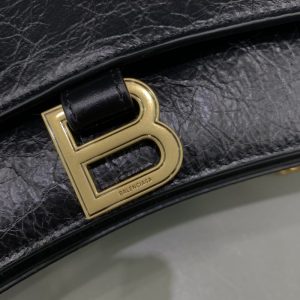 Replica Balenciaga Crush Small Black Gold 4 Replica Balenciaga Crush Small Black Gold - near-authentic luxury replica handbag