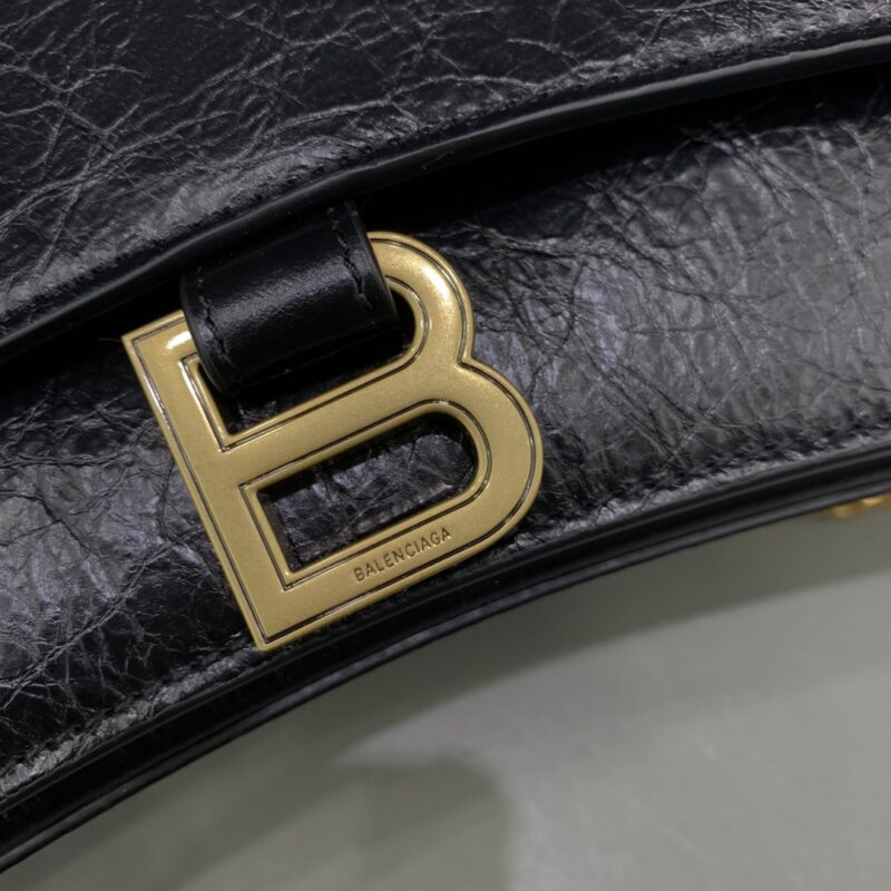 Replica Balenciaga Crush Small Black Gold 4 Replica Balenciaga Crush Small Black Gold - near-authentic luxury replica handbag