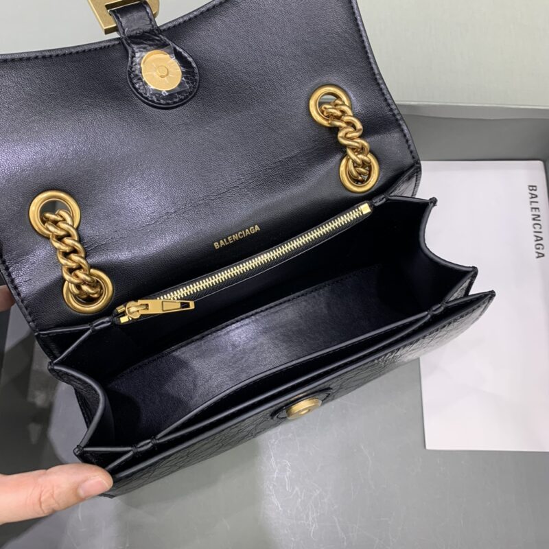 Replica Balenciaga Crush Small Black Gold 5 Replica Balenciaga Crush Small Black Gold - top-rated replica designer bag